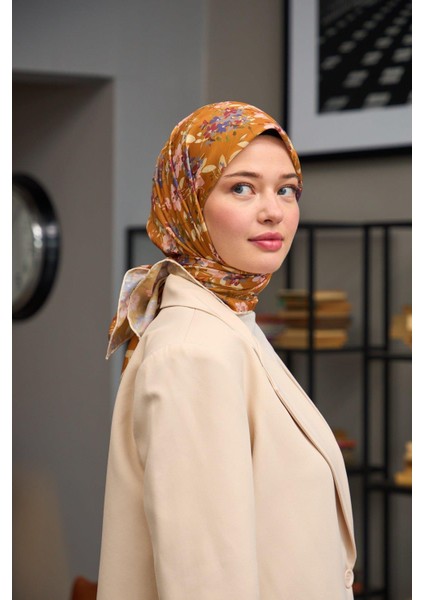 Harmony Collection Soft Eşarp Koyu Gold 1177-05