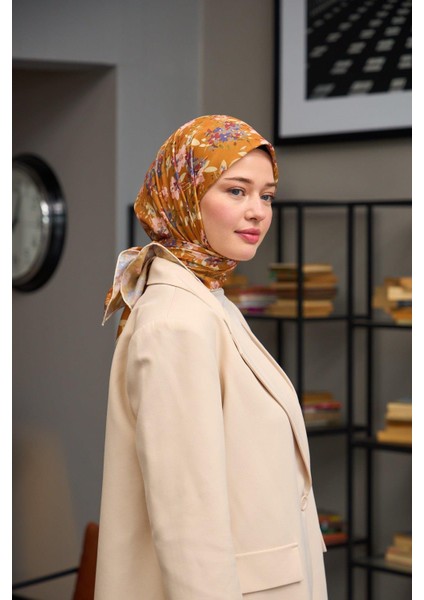 Harmony Collection Soft Eşarp Koyu Gold 1177-05
