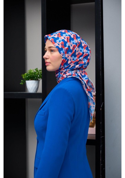 Harmony Collection Soft Eşarp Mavi Mercan 1178-14