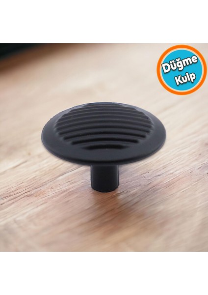 Mobilya Kulp Mutfak Dolabı Çekmece Dolap Kulpları Kapak Kulpu Kulbu Metal Siyah Tek Vidalı