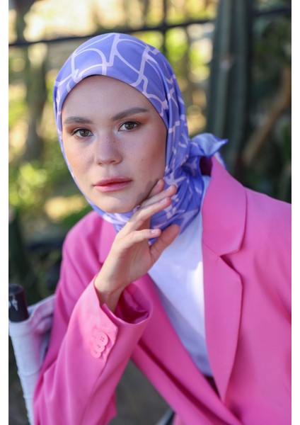 Boheme Collection Soft Eşarp Lila 1175-08