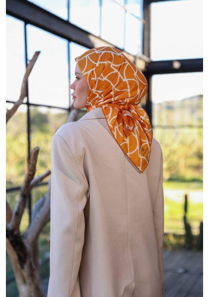 Boheme Collection Soft Eşarp Turuncu 1175-04