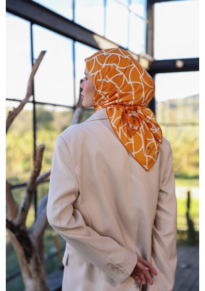 Boheme Collection Soft Eşarp Turuncu 1175-04