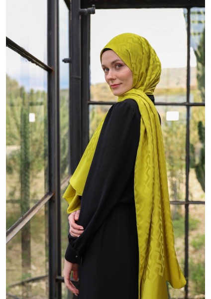Damla Desen Ipeksi Jakar Şal Yağ Yeşili 9012-06 modelleri
