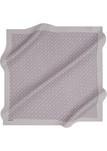 Elegance Monogram Eşarp - Soft Leylak 991