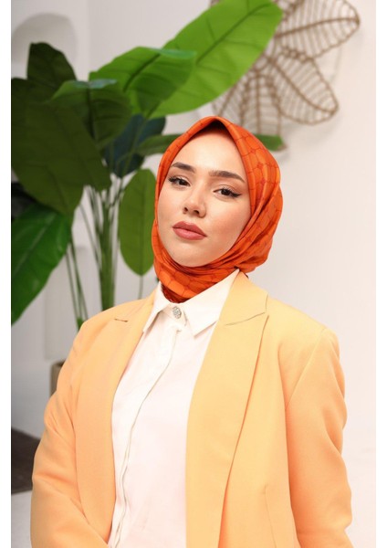 Twill Ipek Eşarp - 11393-31 Kiremit fiyatları