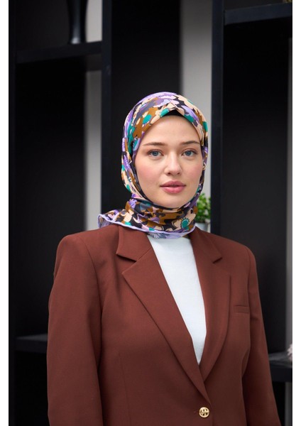 Harmony Collection Soft Eşarp Siyah Bakır 1179-08