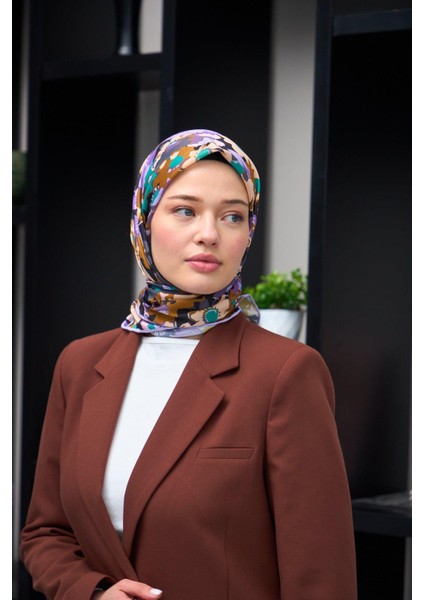Harmony Collection Soft Eşarp Siyah Bakır 1179-08