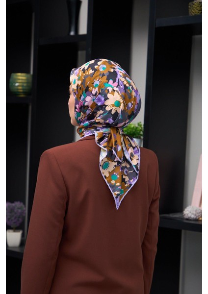 Harmony Collection Soft Eşarp Siyah Bakır 1179-08