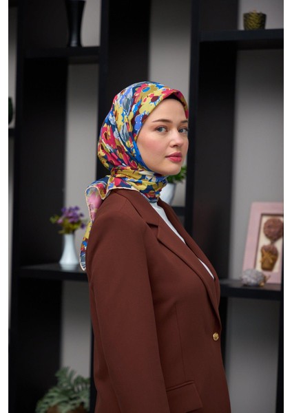 Harmony Collection Soft Eşarp Kırmızı Hardal 1179-12