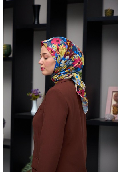 Harmony Collection Soft Eşarp Kırmızı Hardal 1179-12