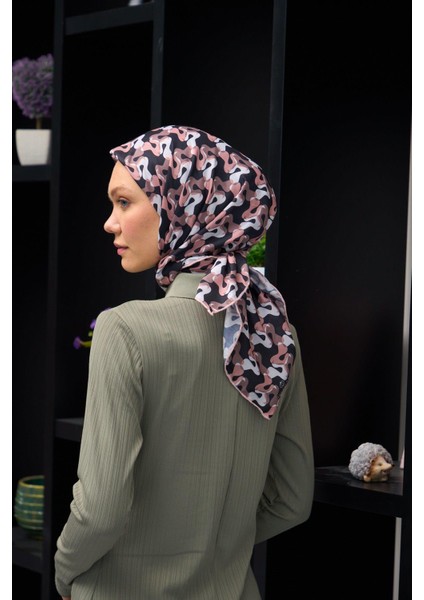 Harmony Collection Soft Eşarp Vizon Siyah 1178-12