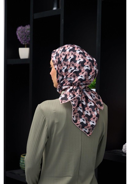 Harmony Collection Soft Eşarp Vizon Siyah 1178-12