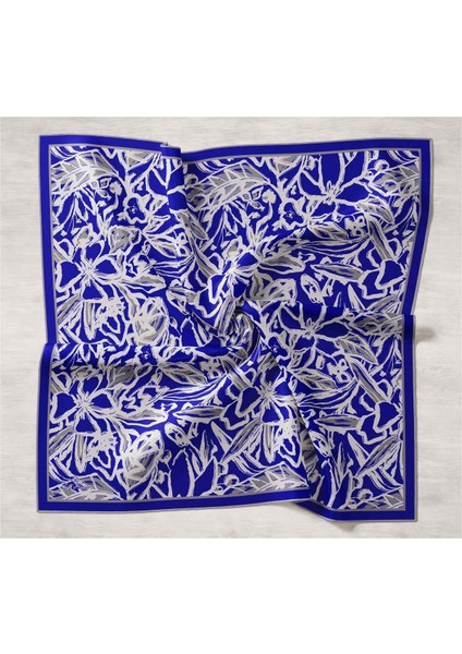 Twill Ipek Eşarp - 11419-41 Saks Mavi Gri fırsatları