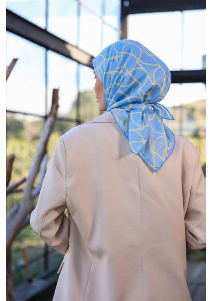 Boheme Collection Soft Eşarp Mavi 1175-02