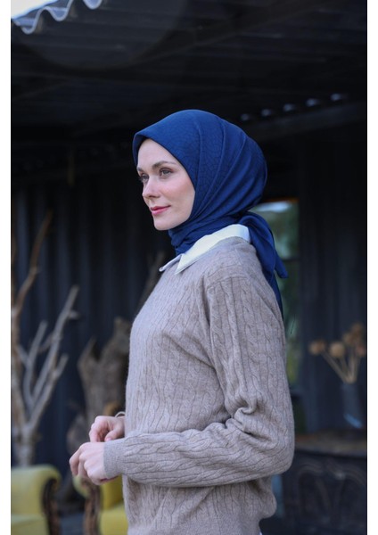 Celina Jakar Eşarp Lacivert 9902-08