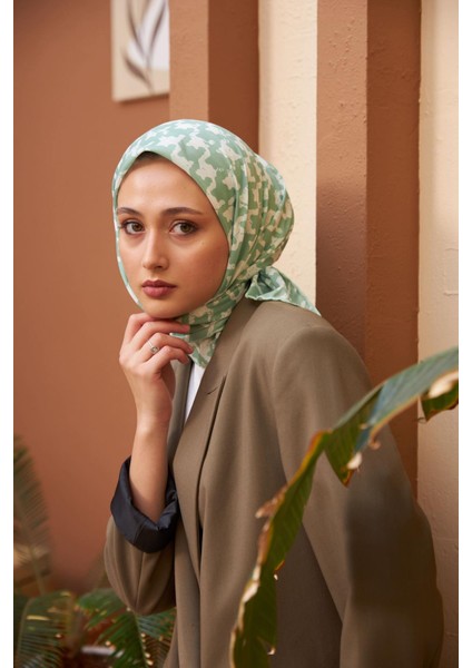 Aura Kazayağı Soft Eşarp Su Yeşili 1155-14
