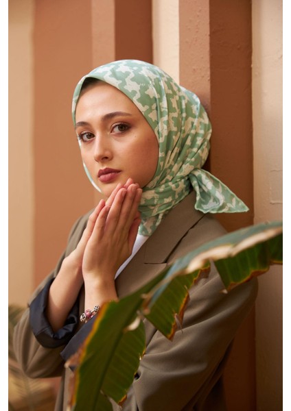 Aura Kazayağı Soft Eşarp Su Yeşili 1155-14