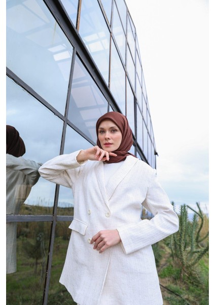 Celina Jakar Eşarp Bordo 9902-02
