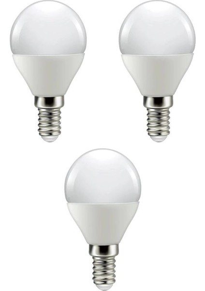 7W Mini Avize LED Ampul Sarı - 3000K E14 (3 Adet)