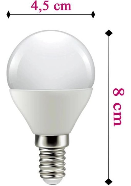 7W Mini Avize LED Ampul Sarı - 3000K E14 (3 Adet) fiyatları