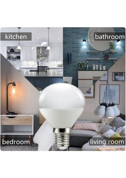 7W Mini Avize LED Ampul Sarı - 3000K E14 (3 Adet) fırsatları