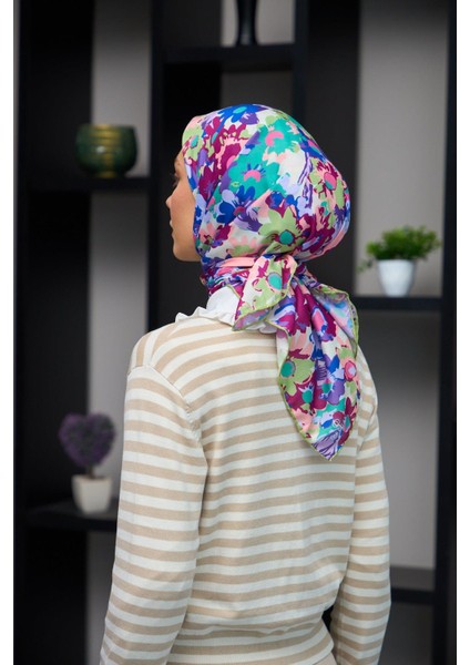 Harmony Collection Soft Eşarp Yosun Yeşili Kiraz 1179-13