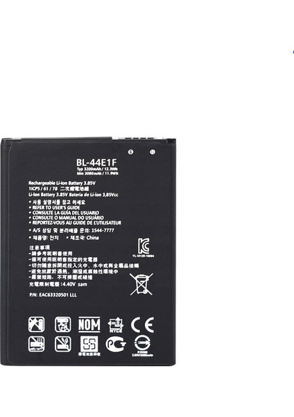 Lg V20 ile Uyumlu Ithal Pil BL44E1F