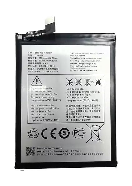 Tcl 10 5g ile Uyumlu Ithal Pil T790