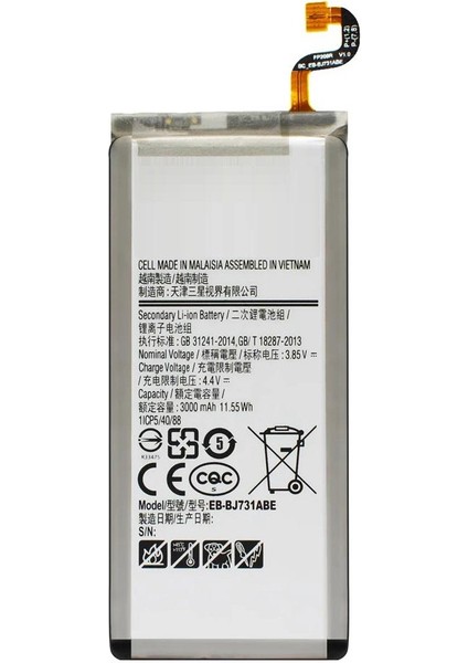 Samsung Galaxy C8 C7100 ile Uyumlu Ithal Pil