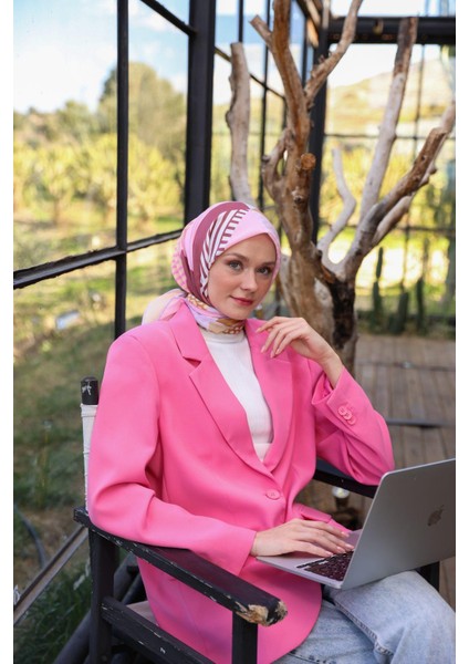 Boheme Collection Soft Eşarp Gül Kurusu Pembe 1173-11
