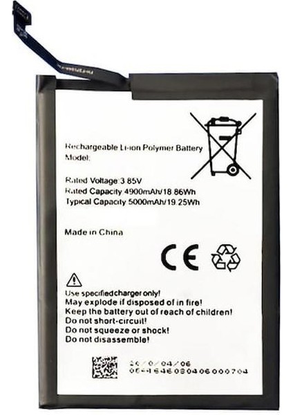 Tecno Camon 19 Neo ile Uyumlu Ithal Pil CH6I