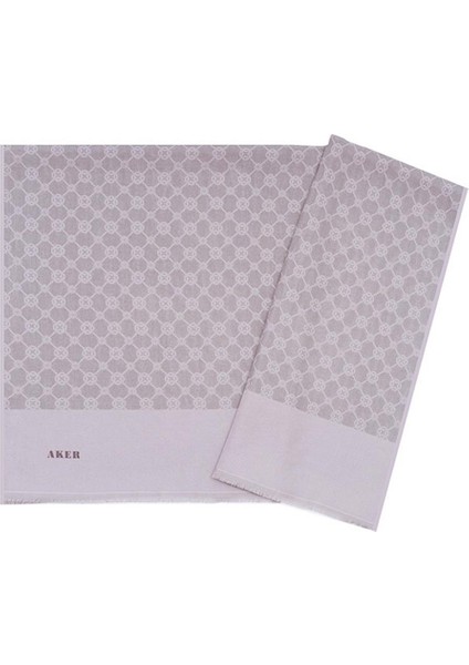 Elegance Monogram Şal - Soft Leylak 991