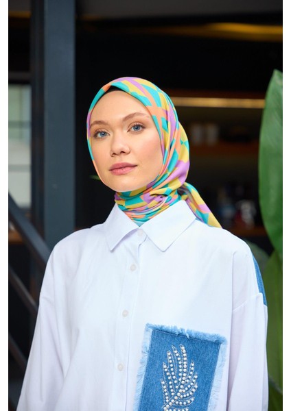 Harmony Collection Soft Eşarp Su Yeşili Altuni 1181-13
