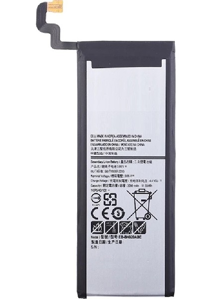 Samsung Galaxy Note 5 N920C ile Uyumlu Ithal Pil