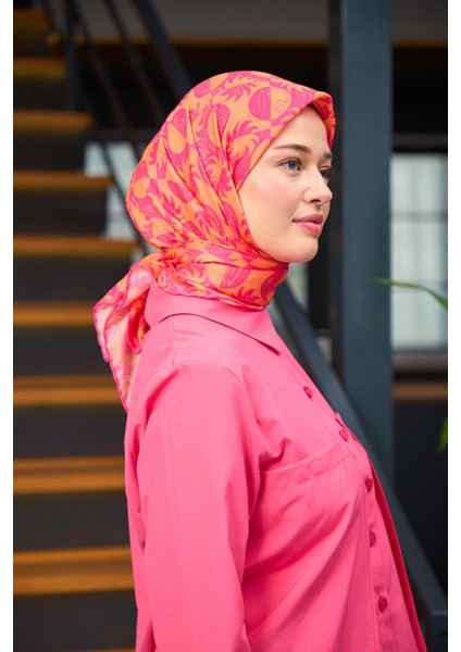 Harmony Collection Soft Eşarp Pembe Hardal 1182-09