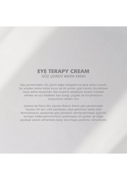 De Paris - Eye Terapy Cream 30 ml