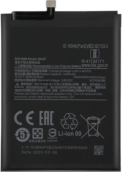 Xiaomi Pocofone X2 BM4P ile Uyumlu Ithal Pil