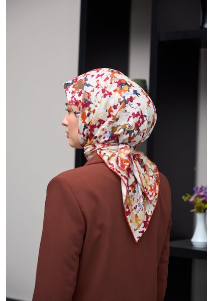 Harmony Collection Soft Eşarp Kırmızı Turuncu 1180-02