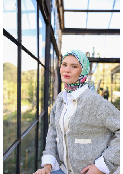 Boheme Collection Soft Eşarp Su Yeşili 1172-02