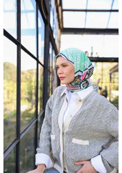 Boheme Collection Soft Eşarp Su Yeşili 1172-02