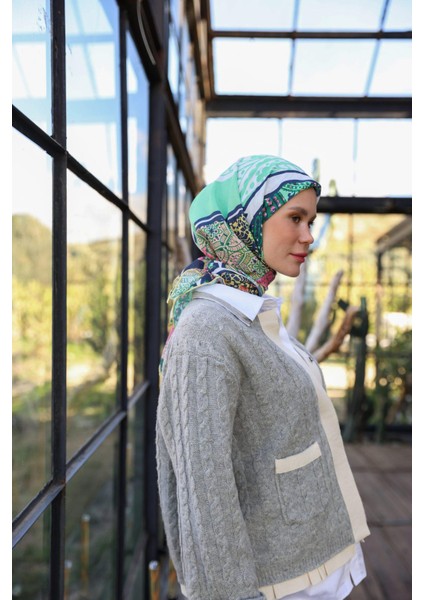 Boheme Collection Soft Eşarp Su Yeşili 1172-02