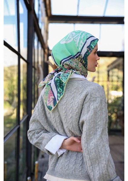 Boheme Collection Soft Eşarp Su Yeşili 1172-02