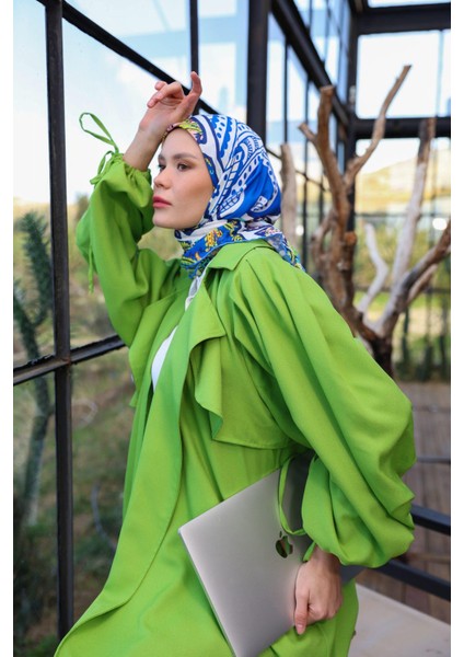 Boheme Collection Soft Eşarp Saks Mavi 1172-08