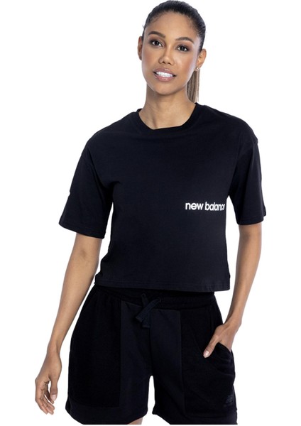 Lifestyle Kadın Siyah T-Shirt WNT1340-BKW
