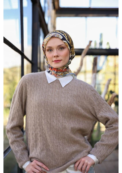 Boheme Collection Soft Eşarp Hardal 1172-03