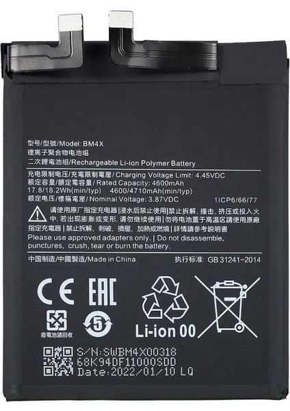 Xiaomi Mi 13 Pro BM4X Ile Uyumlu Ithal Pil