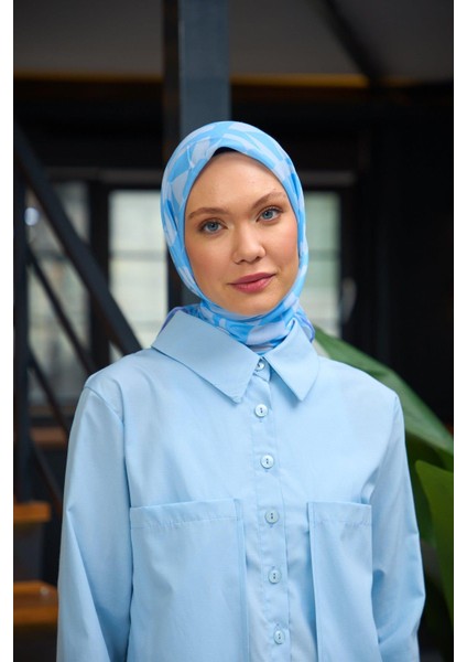 Harmony Collection Soft Eşarp Mavi 1181-09