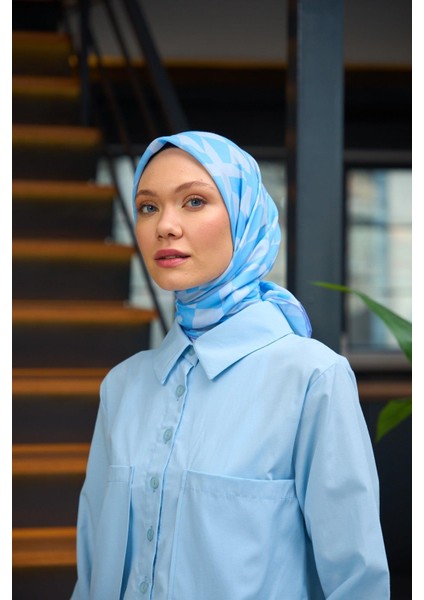 Harmony Collection Soft Eşarp Mavi 1181-09
