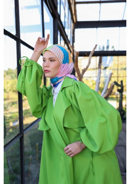 Boheme Collection Soft Eşarp Mavi Yavruağzı 1173-06